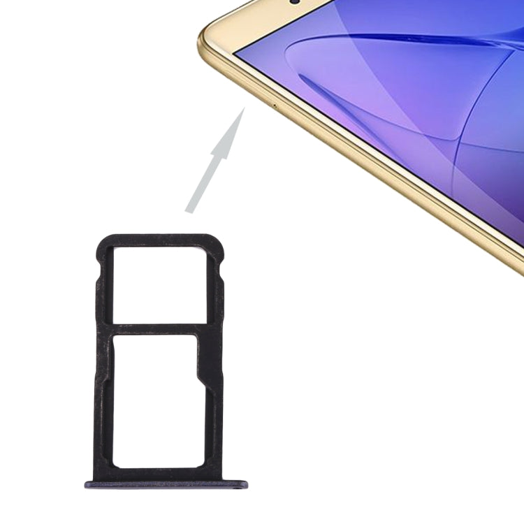 For Huawei Honor 8 Lite / P8 Lite 2017 SIM Card Tray & SIM / Micro SD Card Tray(Blue) - Card Socket by PMc TechLife | Online Shopping South Africa | PMc TechLife | Buy Now Pay Later Mobicred
