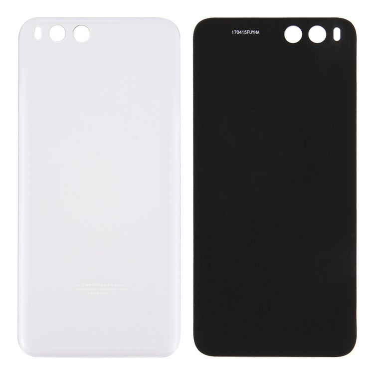 For Xiaomi Mi 6 Glass Battery Back Cover(White) - free shipping - PMC TechLife - Order now!