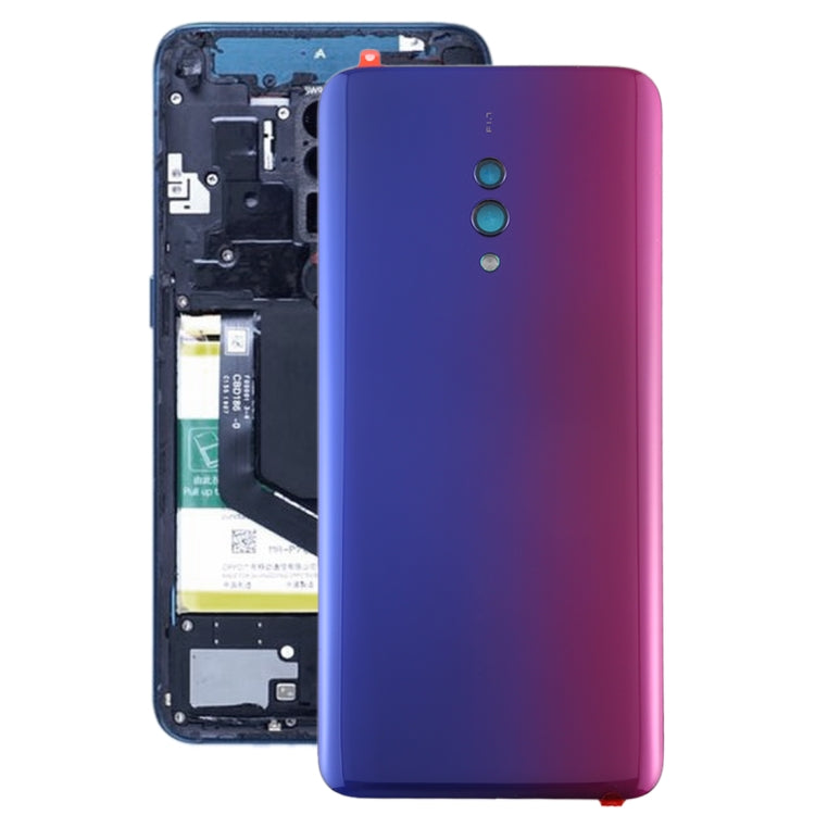 For OPPO K3 Battery Back Cover (Purple) - Back Cover by PMC TechLife | Online Shopping South Africa | PMC TechLife | Buy Now Pay Later Mobicred