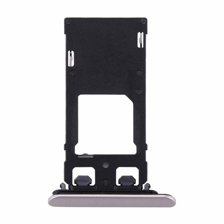 for Sony Xperia XZs (Dual SIM Version) SIM & Micro SD / SIM Card Tray(Silver) - free shipping - PMc TechLife - Order now!