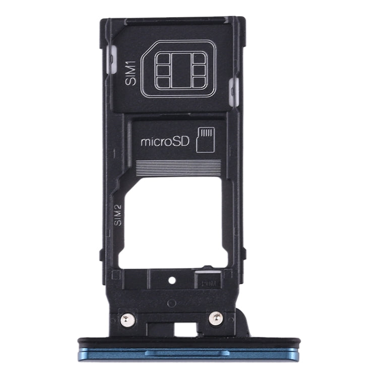 SIM Card Tray + SIM Card Tray + Micro SD Card Tray for Sony Xperia XZ2(Green) - Card Tray by PMC TechLife | Online Shopping South Africa | PMC TechLife | Buy Now Pay Later Mobicred