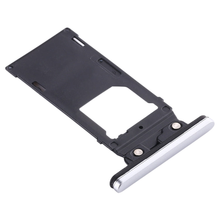 SIM Card Tray + SIM Card Tray + Micro SD Card Tray for Sony Xperia XZ2(Silver) - Card Tray by PMC TechLife | Online Shopping South Africa | PMC TechLife | Buy Now Pay Later Mobicred