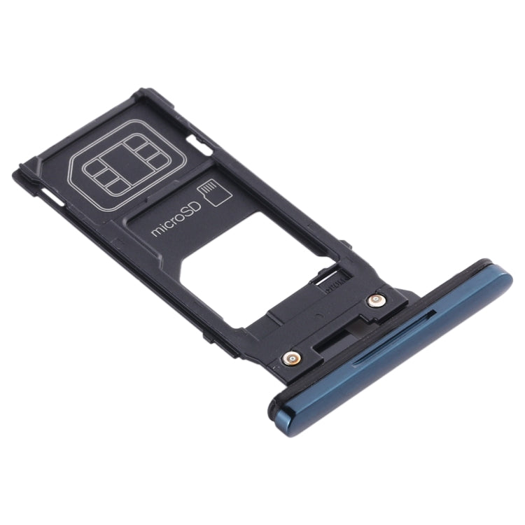 SIM Card Tray + Micro SD Card Tray for Sony Xperia XZ3(Green) - Card Tray by PMc TechLife | Online Shopping South Africa | PMc TechLife | Buy Now Pay Later Mobicred