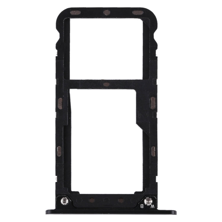 2 SIM Card Tray / Micro SD Card Tray for Xiaomi Redmi 5 Plus(Black) - Card Tray by PMc TechLife | Online Shopping South Africa | PMc TechLife | Buy Now Pay Later Mobicred