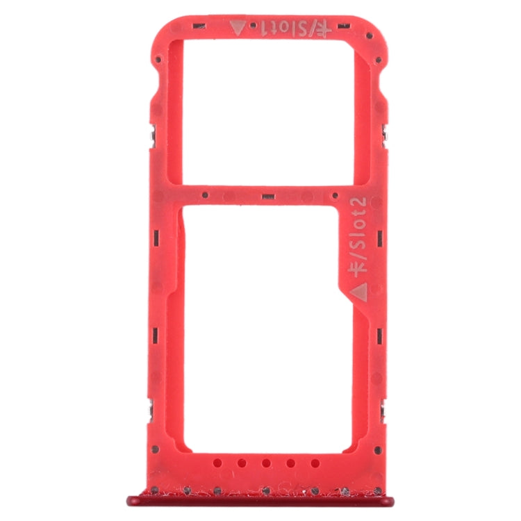 SIM Card Tray + SIM Card Tray / Micro SD Card Tray for Huawei Honor V9 Play (Red) - free shipping - PMc TechLife - Order now!