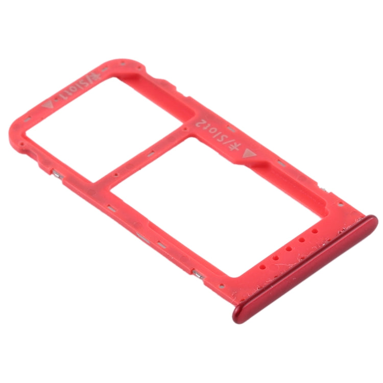SIM Card Tray + SIM Card Tray / Micro SD Card Tray for Huawei Honor V9 Play (Red) - free shipping - PMc TechLife - Order now!