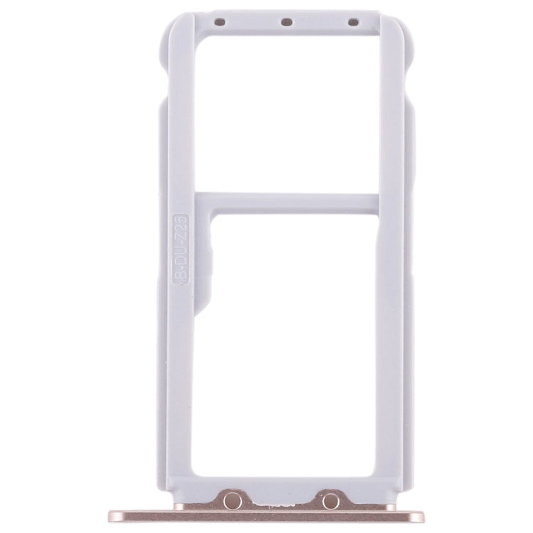 SIM Card Tray + SIM Card Tray / Micro SD Card Tray for Huawei Honor V9 (Gold) - Card Socket by PMc TechLife | Online Shopping South Africa | PMc TechLife | Buy Now Pay Later Mobicred