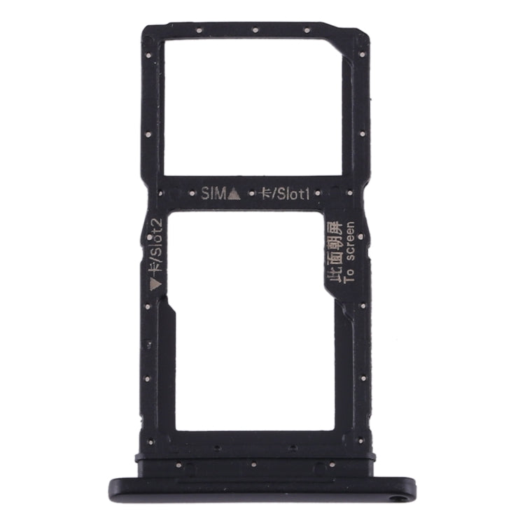 SIM Card Tray + SIM Card Tray / Micro SD Card Tray for Huawei P smart Pro 2019 (Black) - free shipping - PMC TechLife - Order now!