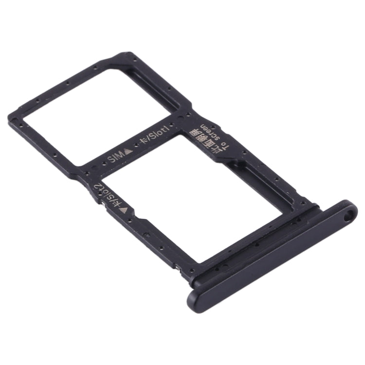 SIM Card Tray + SIM Card Tray / Micro SD Card Tray for Huawei P smart Pro 2019 (Black) - free shipping - PMC TechLife - Order now!