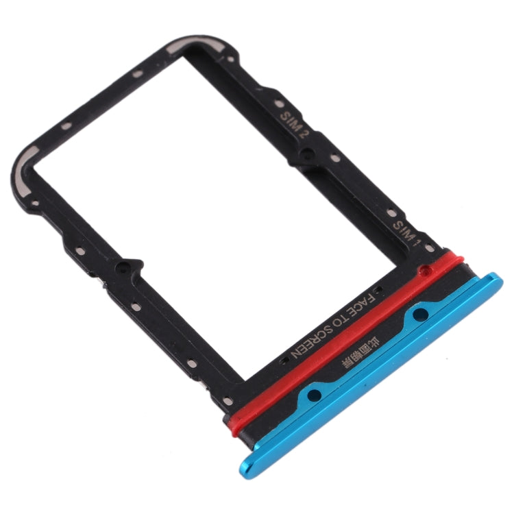 SIM Card Tray + SIM Card Tray for Xiaomi Mi 10(Blue) - Card Tray by PMc TechLife | Online Shopping South Africa | PMc TechLife | Buy Now Pay Later Mobicred
