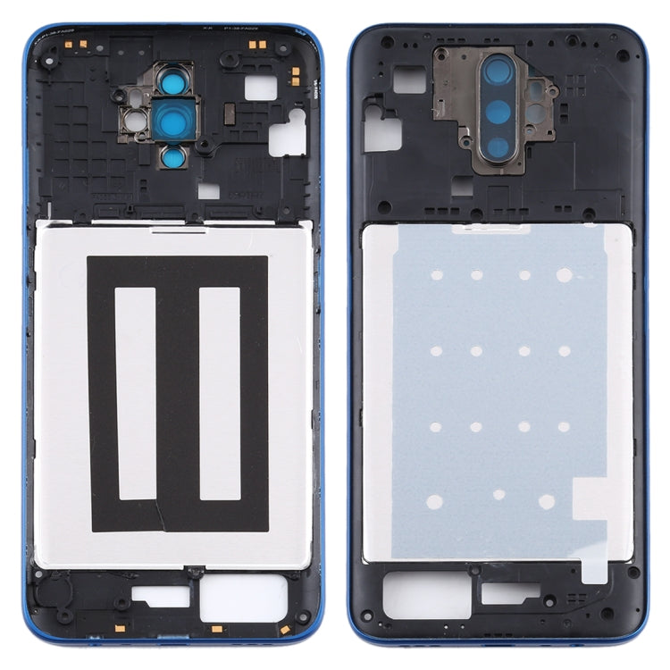 For OPPO A11X / A9(2020) Middle Frame Bezel Plate (Blue) - Frame Bezel Plate by PMC Jewellery | Online Shopping South Africa | PMC Jewellery | Buy Now Pay Later Mobicred