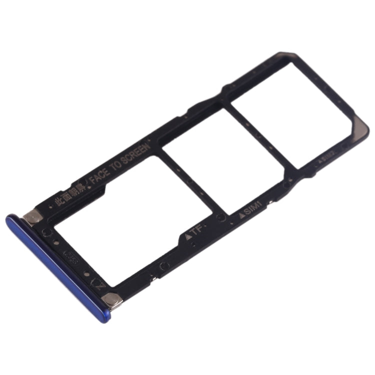 SIM Card Tray + SIM Card Tray + Micro SD Card Tray for Xiaomi Mi Play(Blue) - Card Tray by PMc TechLife | Online Shopping South Africa | PMc TechLife | Buy Now Pay Later Mobicred