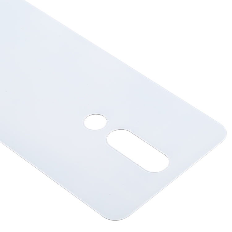 Back Cover for Nokia X6 (2018)(White) - Back Cover by PMC TechLife | Online Shopping South Africa | PMC TechLife | Buy Now Pay Later Mobicred