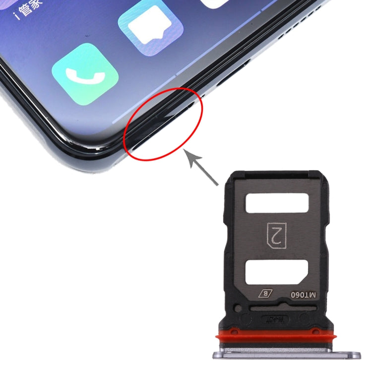 For vivo X30 Pro SIM Card Tray + SIM Card Tray (Black) - free shipping - PMc TechLife - Order now!