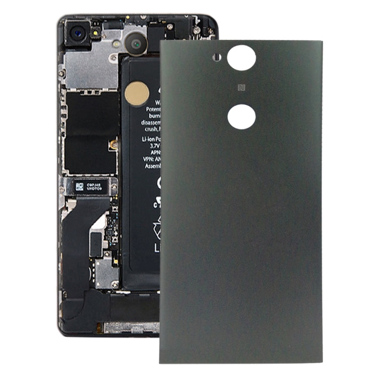 Back Cover for Sony Xperia XA2 Plus(Black) - Back Cover by PMC TechLife | Online Shopping South Africa | PMC TechLife | Buy Now Pay Later Mobicred