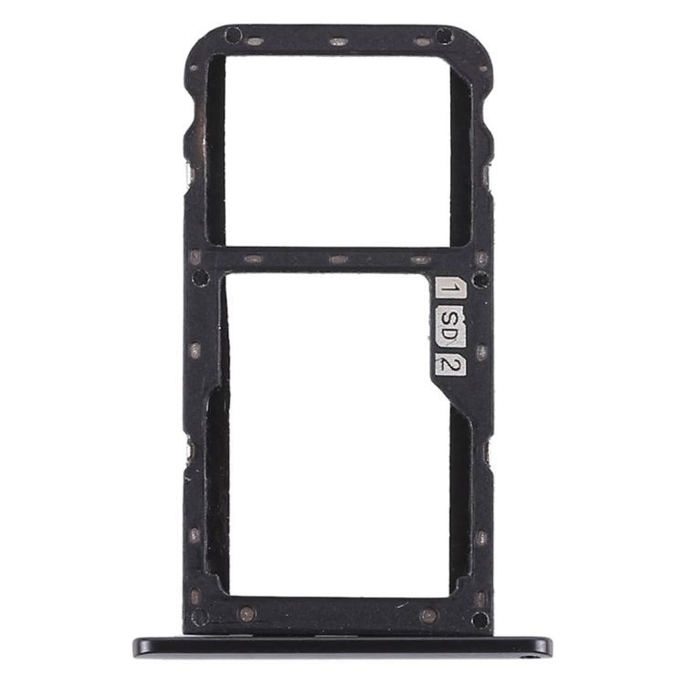 SIM Card Tray + SIM Card Tray / Micro SD Card Tray for Asus Zenfone 5 ZE620KL(Black) - Others by PMc TechLife | Online Shopping South Africa | PMc TechLife | Buy Now Pay Later Mobicred