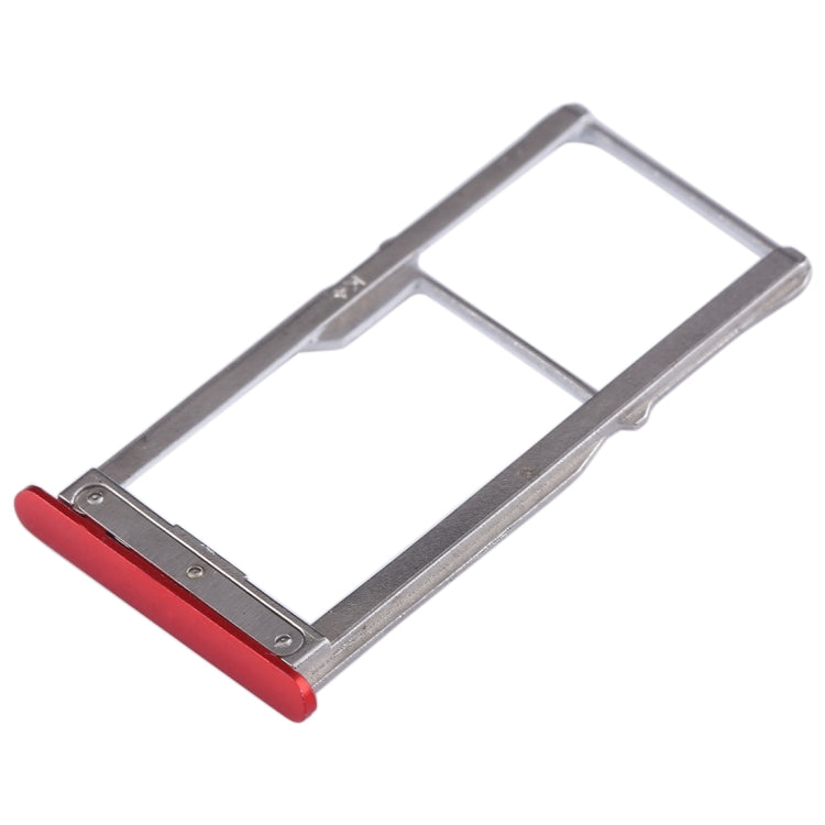 For Meizu 15 SIM Card Tray + SIM Card Tray / Micro SD Card Tray (Red) - Card Socket by PMC Jewellery | Online Shopping South Africa | PMC Jewellery | Buy Now Pay Later Mobicred