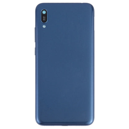 Battery Back Cover with Camera Lens & Side Keys for Huawei Y6 (2019)(Blue) - Back Cover by PMC Jewellery | Online Shopping South Africa | PMC Jewellery | Buy Now Pay Later Mobicred