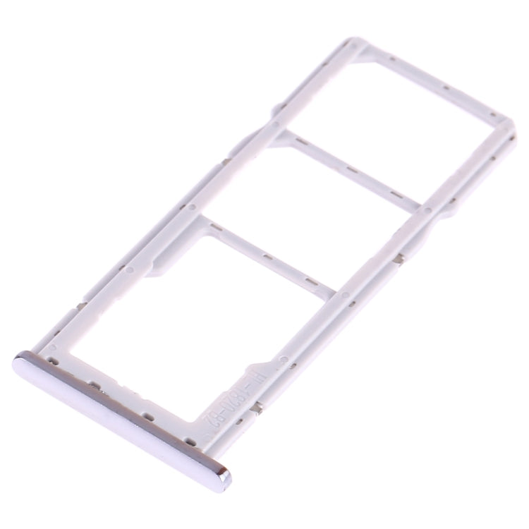 SIM Card Tray + SIM Card Tray + Micro SD Card Tray for Asus ZenFone Max Pro (M2) ZB631KL(Silver) - Card Tray by PMC Jewellery | Online Shopping South Africa | PMC Jewellery | Buy Now Pay Later Mobicred