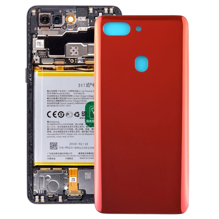 For OPPO R15 Pro Curved Back Cover (Red) - Back Cover by PMc TechLife | Online Shopping South Africa | PMc TechLife | Buy Now Pay Later Mobicred