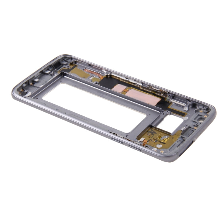 For Galaxy S7 Edge / G935 Front Housing LCD Frame Bezel Plate (Grey) - free shipping - PMc TechLife - Order now!