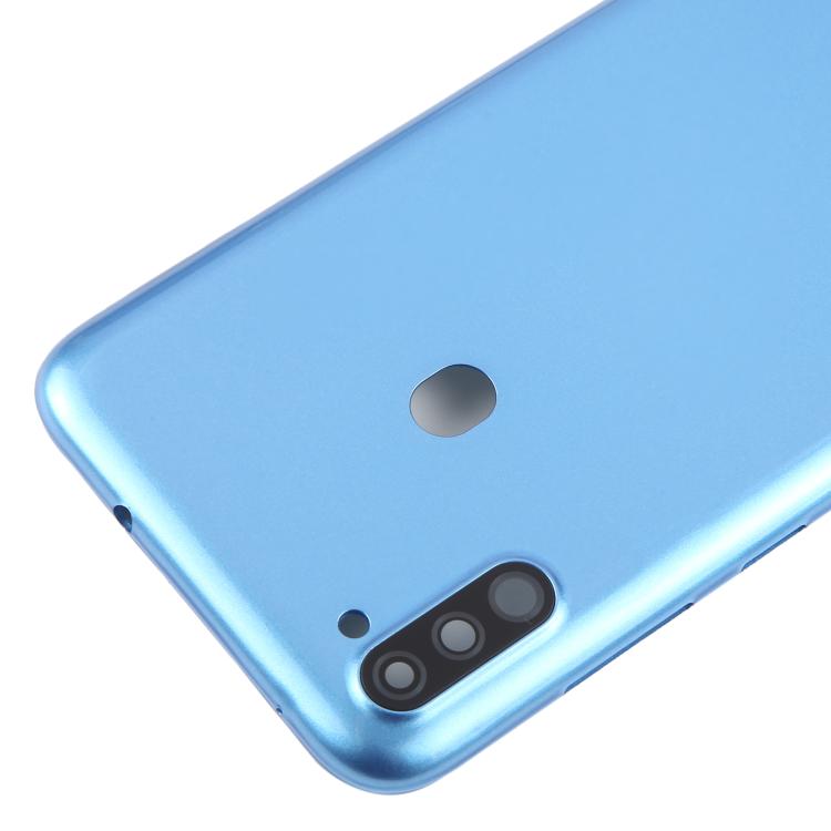 For Samsung Galaxy A11 SM-A115F Back Cover with Camera Lens Cover(Blue) - free shipping - PMC TechLife - Order now!