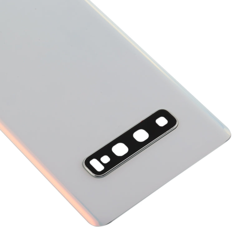 For Galaxy S10+ Battery Back Cover with Camera Lens (White) - free shipping - PMc TechLife - Order now!