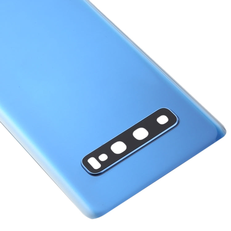 For Galaxy S10 Battery Back Cover with Camera Lens (Blue) - free shipping - PMc TechLife - Order now!