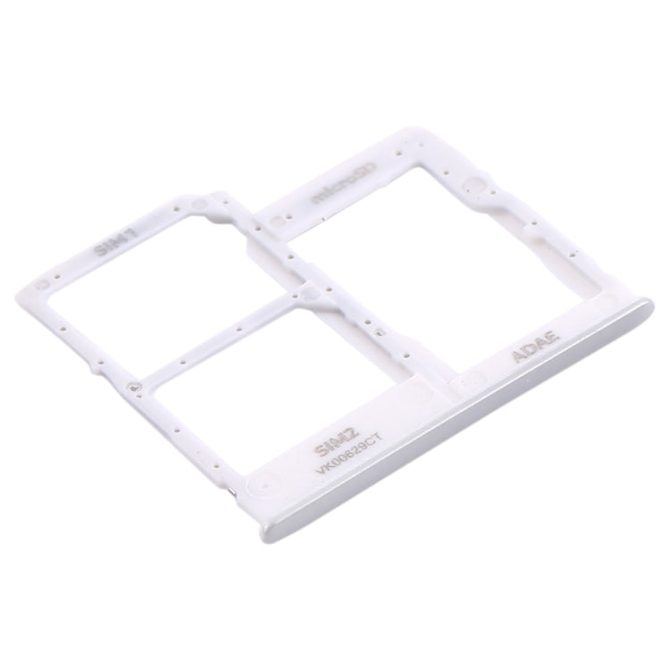 For Samsung Galaxy A41 / A415 SIM Card Tray + SIM Card Tray + Micro SD Card Tray (White) - free shipping - PMc TechLife - Order now!