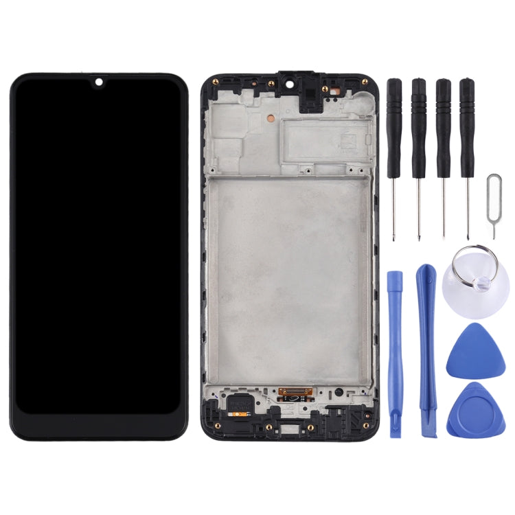 TFT LCD Screen for Samsung Galaxy M31 / Galaxy M31 Prime Digitizer Full Assembly with Frame (Black) - free shipping - PMc TechLife - Order now!