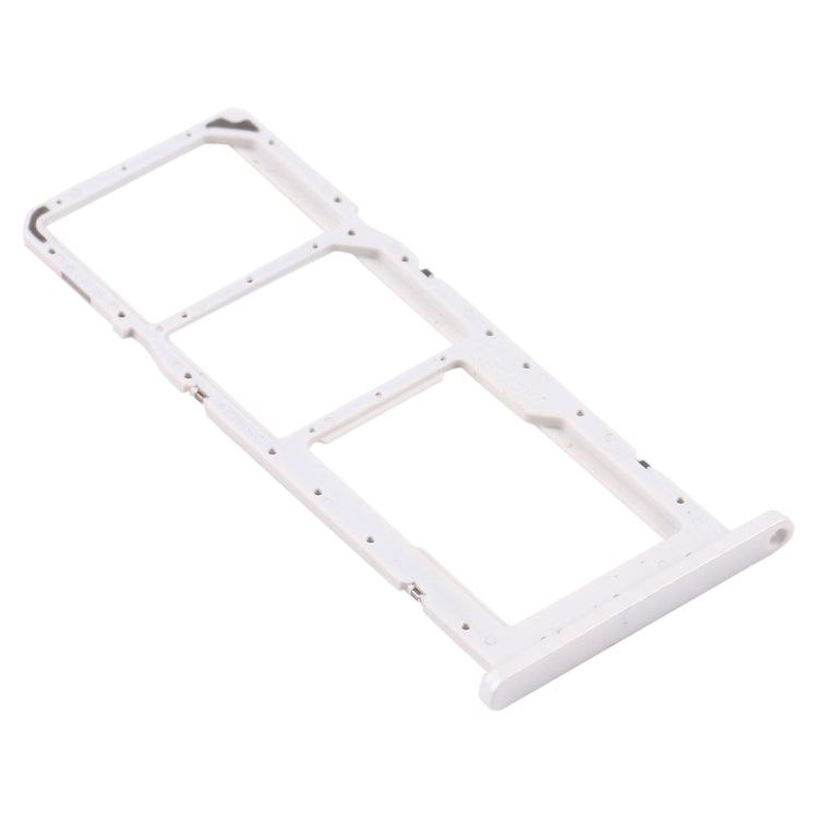 For Samsung Galaxy A02s SM-A025 SIM Card Tray + SIM Card Tray + Micro SD Card Tray (White) - free shipping - PMc TechLife - Order now!