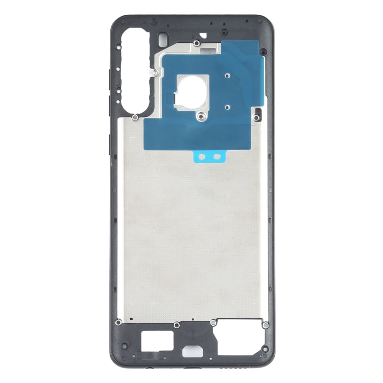 For Samsung Galaxy A21 SM-A215  Middle Frame Bezel Plate (Black) - Frame Bezel Plate by PMC Jewellery | Online Shopping South Africa | PMC Jewellery | Buy Now Pay Later Mobicred