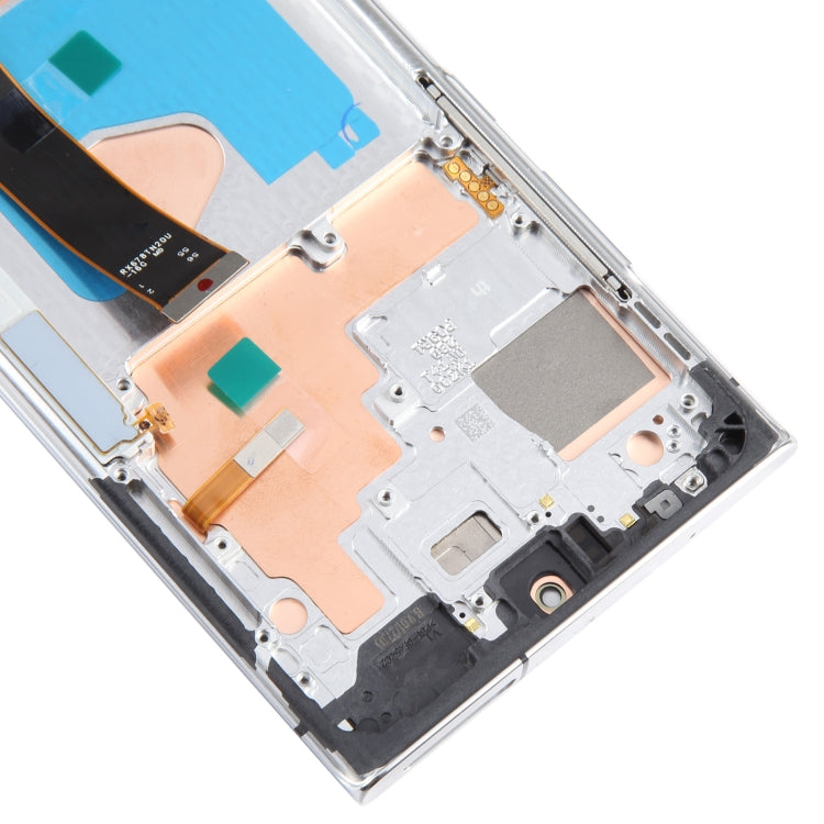 For Samsung Galaxy Note20 Ultra 4G Original Super AMOLED LCD Screen Digitizer Full Assembly With Frame (Silver) - free shipping - PMC TechLife - Order now!