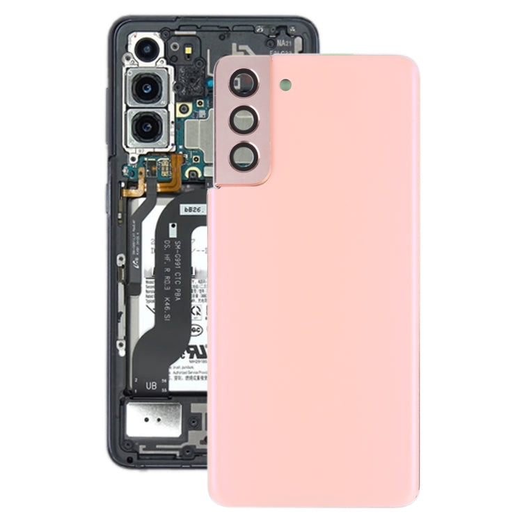 For Samsung Galaxy S21+ 5G Battery Back Cover with Camera Lens Cover (Pink) - free shipping - PMc TechLife - Order now!