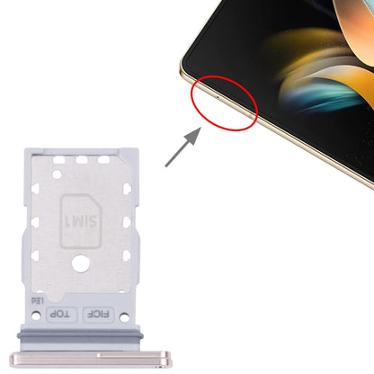 For Samsung Galaxy Z Fold4 SM-F936B Original SIM Card Tray + SIM Card Tray (Gold) - Card Socket by PMC Jewellery | Online Shopping South Africa | PMC Jewellery | Buy Now Pay Later Mobicred