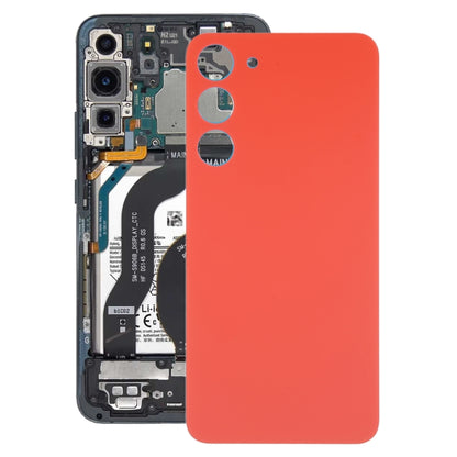 For Samsung Galaxy S23+ SM-S916B OEM Glass Battery Back Cover(Orange) - Back Cover by PMC Jewellery | Online Shopping South Africa | PMC Jewellery