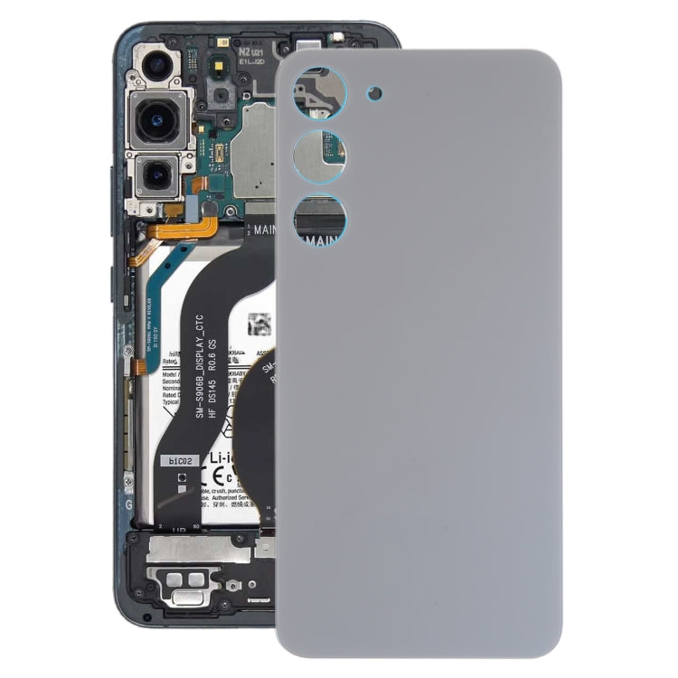 For Samsung Galaxy S23+ SM-S916B OEM Glass Battery Back Cover(Grey) - Back Cover by PMC Jewellery | Online Shopping South Africa | PMC Jewellery