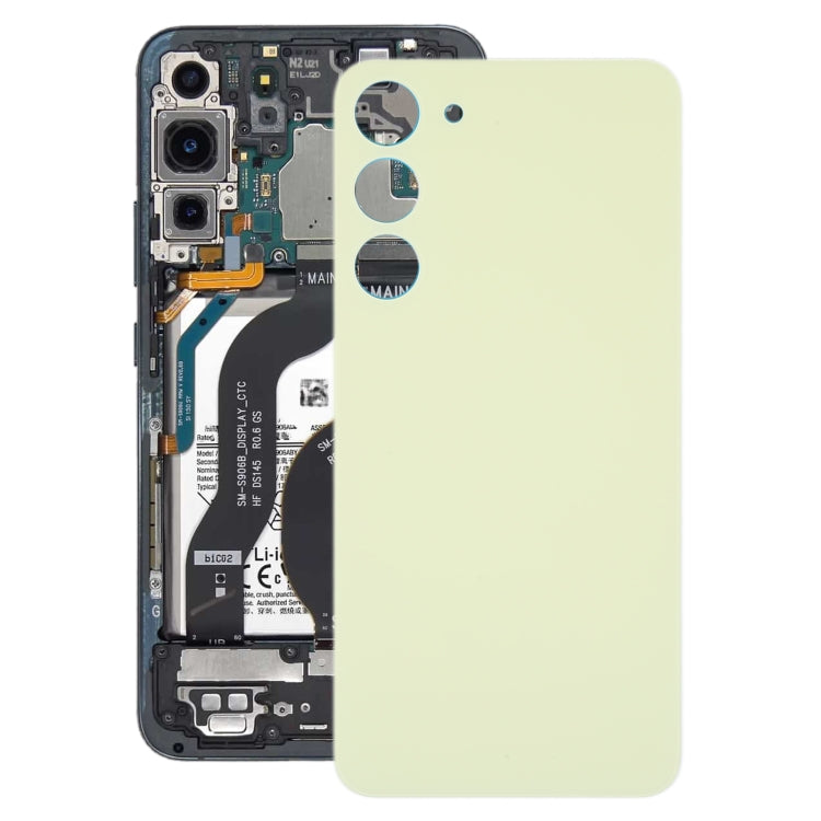 For Samsung Galaxy S23+ SM-S916B OEM Glass Battery Back Cover(Yellow) - Back Cover by PMC Jewellery | Online Shopping South Africa | PMC Jewellery