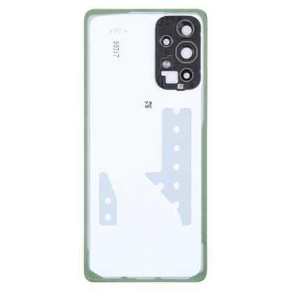 For Samsung Galaxy A73 5G SM-A736B Original Battery Back Cover with Camera Lens Cover(White) - Back Cover by PMC Jewellery | Online Shopping South Africa | PMC Jewellery