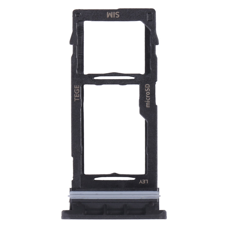 For Samsung Galaxy Tab Active3 8.0 SM-T570/T575 Original SIM Card Tray + Micro SD Card Tray (Black) - Card Socket by PMC Jewellery | Online Shopping South Africa | PMC Jewellery