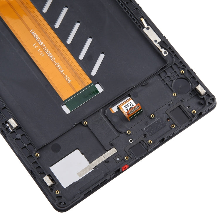 For Samsung Galaxy Tab A7 Lite SM-T225 LTE Edition Original LCD Screen Digitizer Full Assembly with Frame (Black) - free shipping - PMc TechLife - Order now!