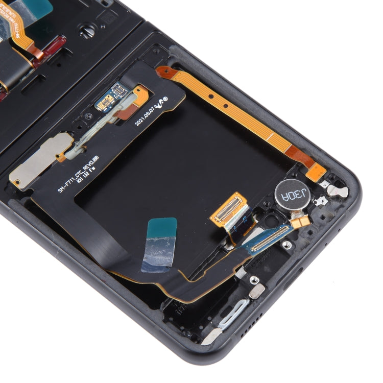 For Samsung Galaxy Z Flip3 SM-F711 Original LCD Screen Digitizer Full Assembly with Frame (Black) - free shipping - PMC TechLife - Order now!