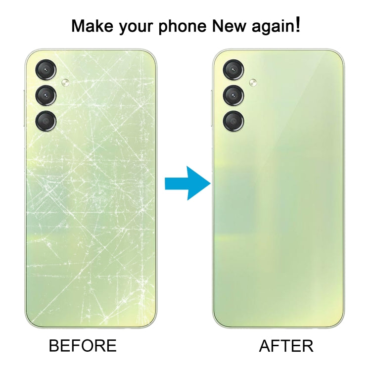 For Samsung Galaxy A24 4G SM-A245F Original Battery Back Cover(Silver) - free shipping - PMc TechLife - Order now!