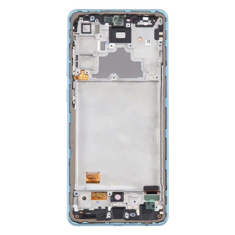 For Samsung Galaxy A72 4G SM-A725 6.43 inch OLED LCD Screen Digitizer Full Assembly with Frame (Blue) - free shipping - PMc TechLife - Order now!
