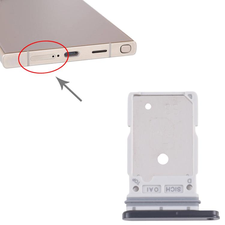 For Samsung Galaxy S25 Ultra SM-S938B Original SIM + SIM Card Tray (Black) - free shipping - PMc TechLife - Order now!