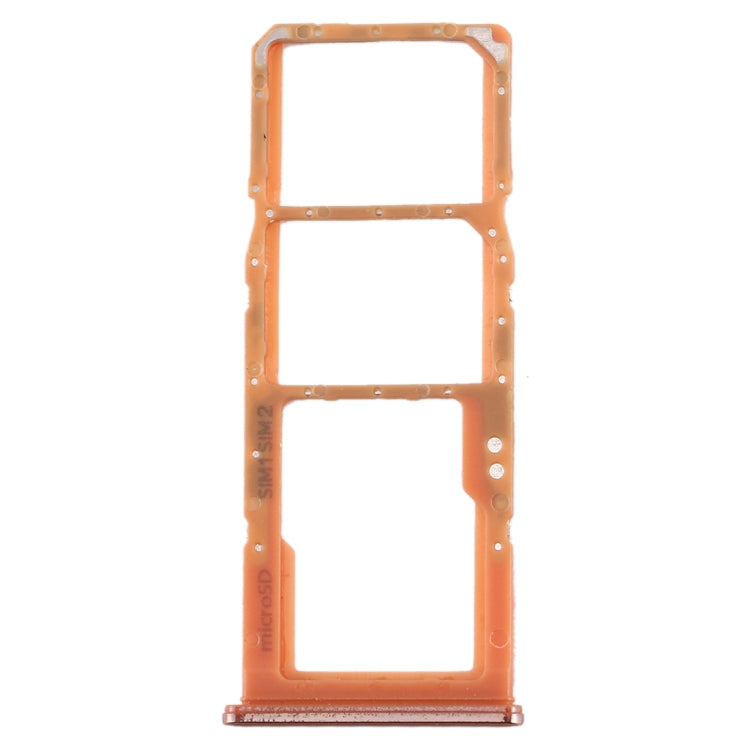 For Galaxy A70 SIM Card Tray + SIM Card Tray + Micro SD Card Tray (Orange) - Card Socket by PMC Jewellery | Online Shopping South Africa | PMC Jewellery | Buy Now Pay Later Mobicred