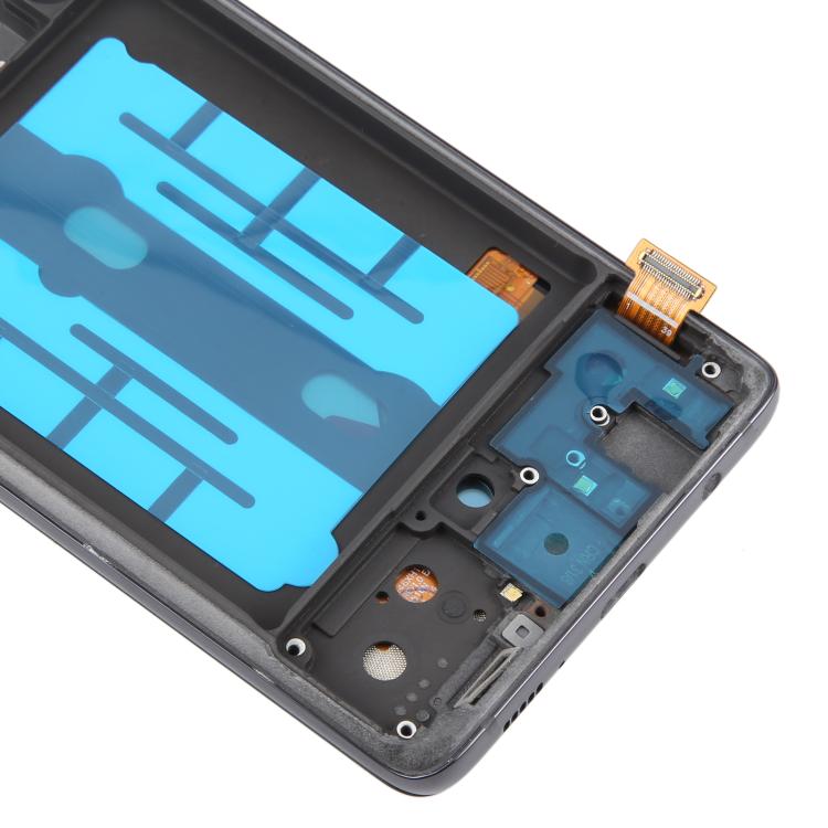 For Samsung Galaxy A51 5G SM-A516 6.43 inch OLED LCD Screen Digitizer Full Assembly with Frame (Black) - free shipping - PMC TechLife - Order now!