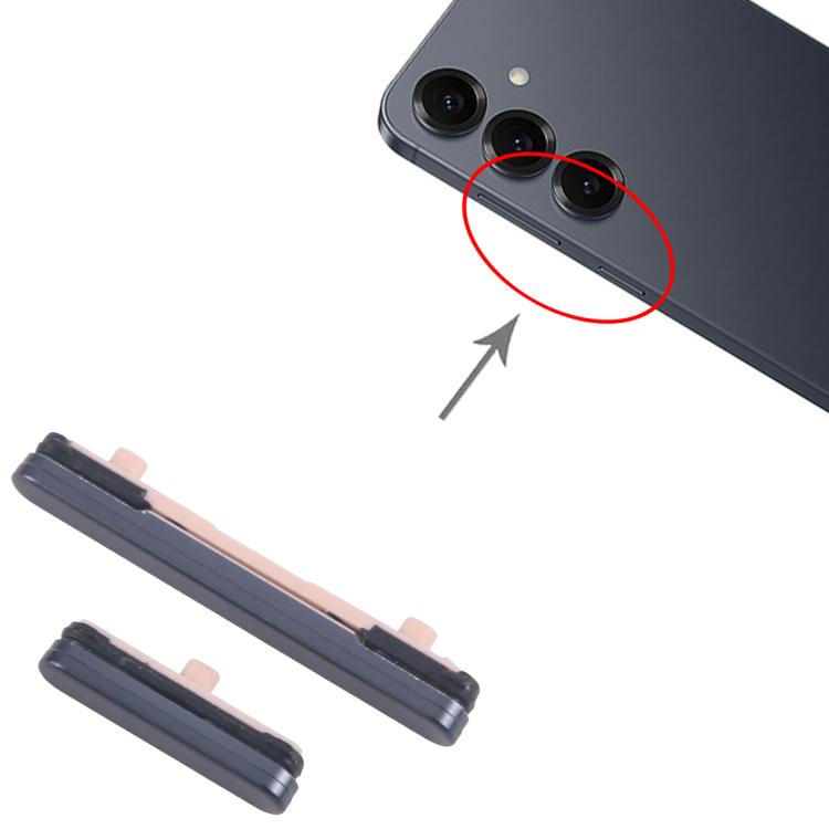 For Samsung Galaxy S25+ SM-S936B 10pcs Power Button and Volume Control Button (Black) - free shipping - PMC TechLife - Order now!