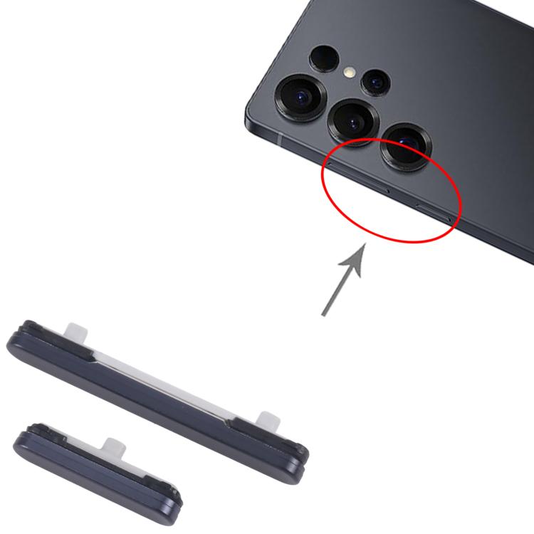 For Samsung Galaxy S25 Ultra SM-S938B 10pcs Power Button and Volume Control Button (Black) - free shipping - PMC TechLife - Order now!
