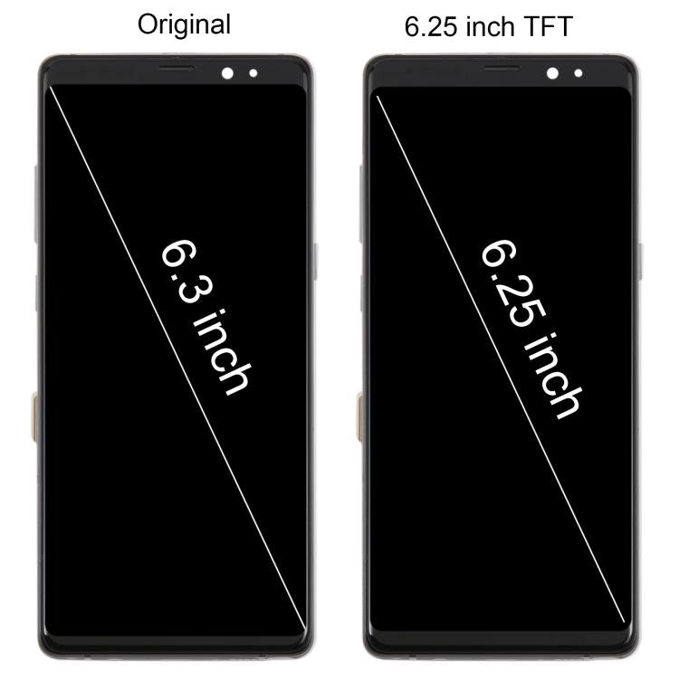 For Samsung Galaxy Note 8 SM-N950F 6.25 inch TFT LCD Screen Digitizer Full Assembly with Frame (Purple) - free shipping - PMC TechLife - Order now!